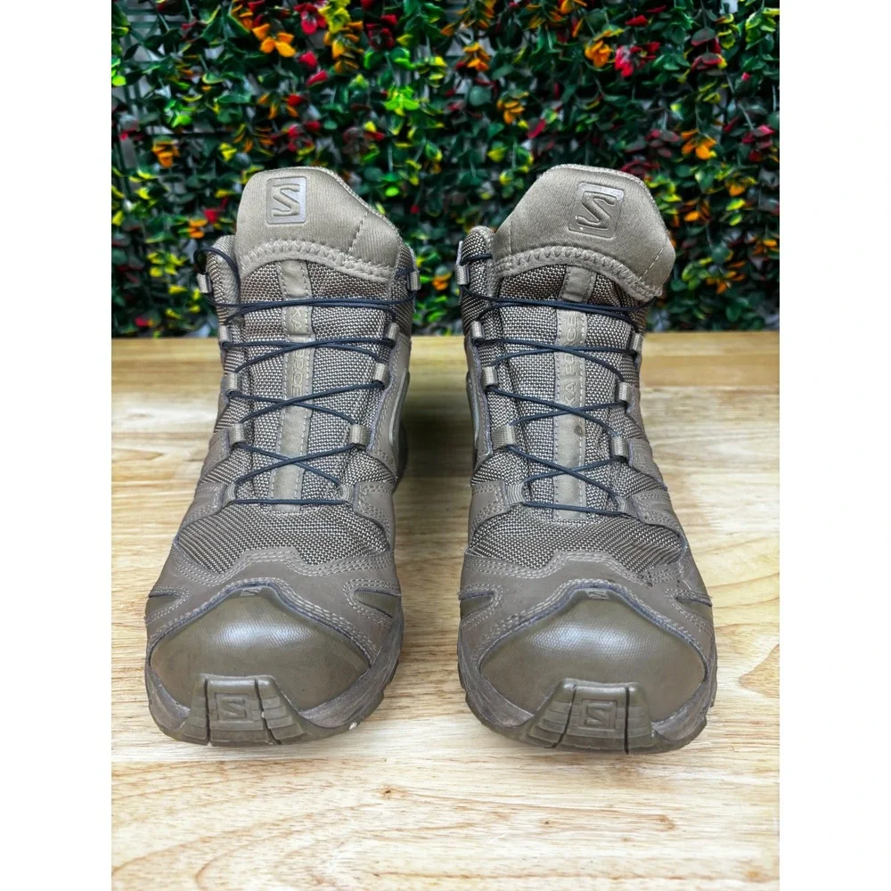 Salomon XA Forces Mid Men's Size 7.5 Earth Brown Tactical Hiking Boots